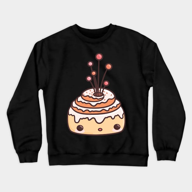 Cinnamon bun Vase Crewneck Sweatshirt by mohu